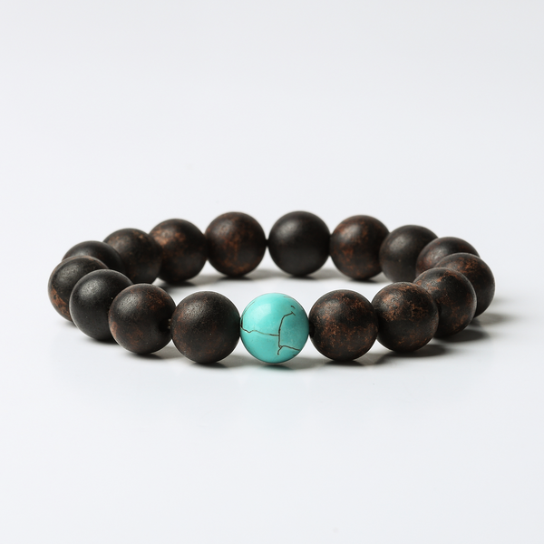 Ferryman Lucid Dream Agarwood & Turquoise Harmony Bracelet