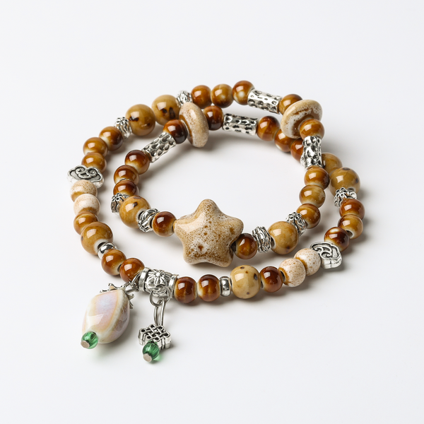 Ferryman Balanced Soul Ceramic Double - Loop Bracelet